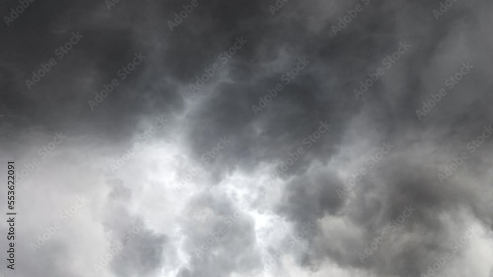 Thick Culunimbus Clouds and Thunderstorm 4K Thick Culunimbus Clouds and Thunderstorm 4K