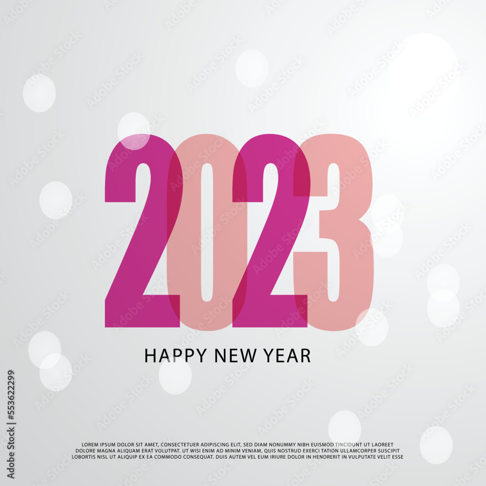 Greeting concept for 2023 new year celebration. Greeting concept for 2023 new year celebration.