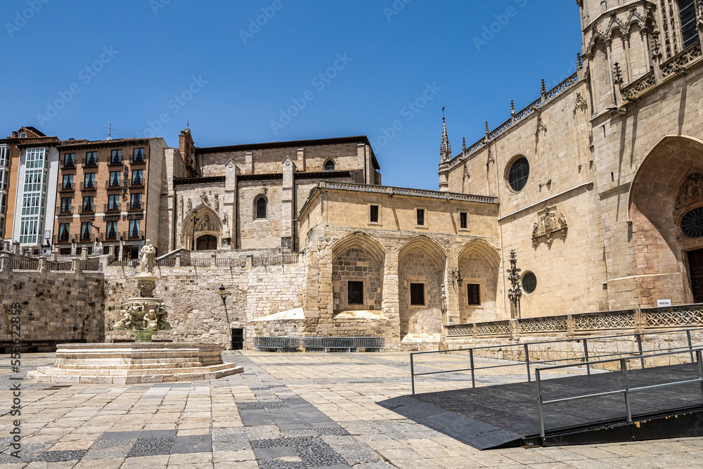 The Burgos Cathedral in Castilla y Leon, Spain was declared Unesco World Heritage Site.
