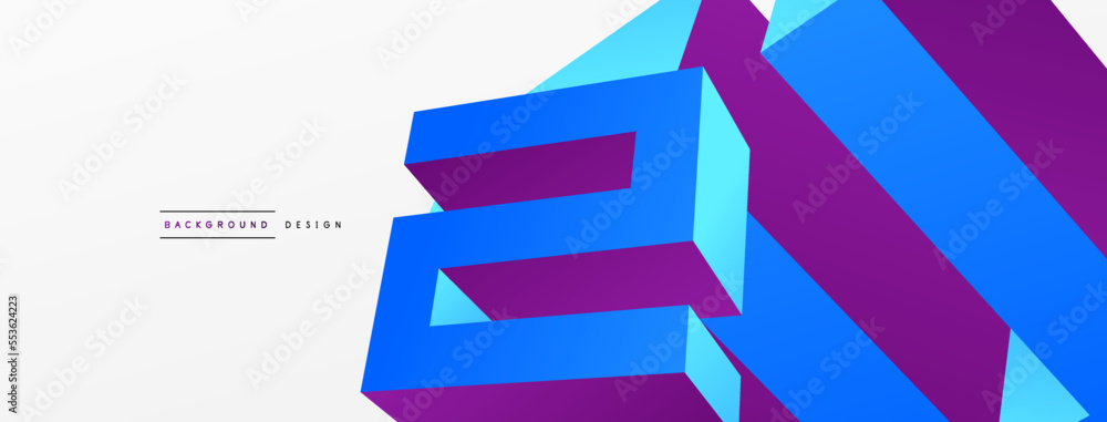 3d line geometric creative abstract background. Trendy techno business template for wallpaper, banner, background or landing 3d line geometric creative abstract background. Trendy techno business template for wallpaper, banner, background or landing