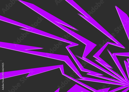 Abstract background with incandescent spike lines pattern