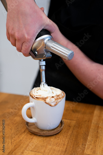 Whip Cream on a Hot Chocolate