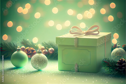 Giftbox in with Christmas o...