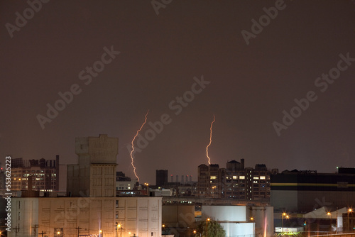 double lightening strikes in new york city