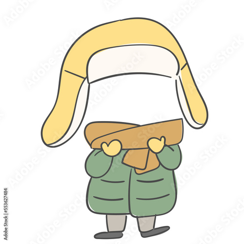 얼굴 합성용 겨울의상