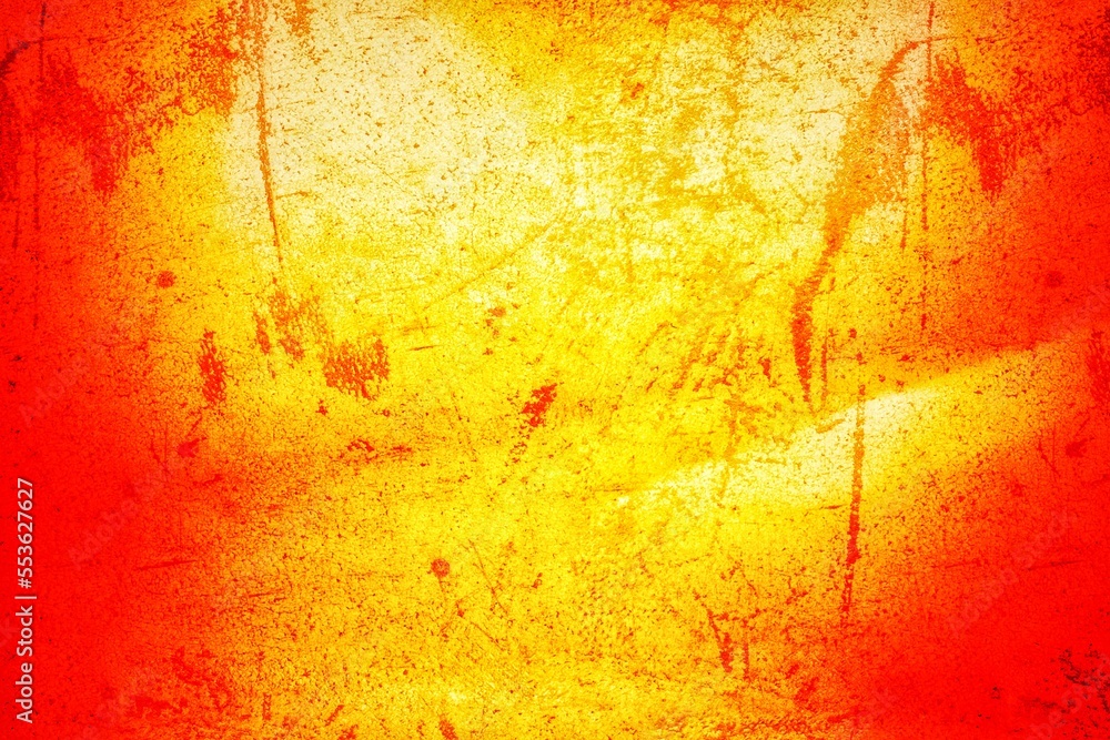 Metal iron on a background painted old rusty orange Metal iron on a background painted old rusty orange