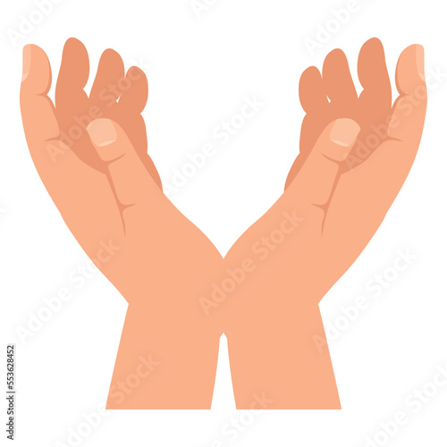 hands human protecting