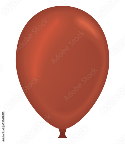 red balloon helium floating