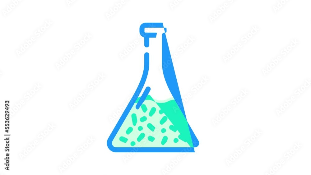 flask with liquid color icon animation flask with liquid color icon animation