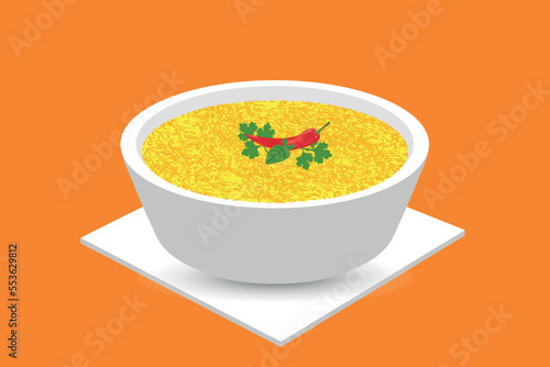 Indian dal vector design.