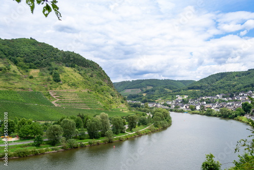 The Moselle flows past the spa town of Cochem