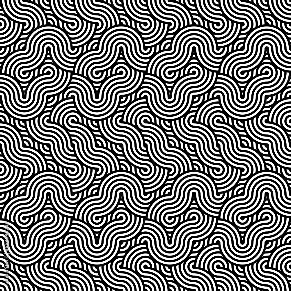 Seamless Wave Vector 1920s Art Texture. Continuous Line Graphic Gatsby Texture Pattern. Repetitive Decorative 20s Deco Pattern. stock illustration
1920-1929, Abstract, Art, Art Deco, Backgrounds
