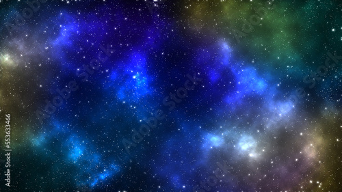 stars nebula spread background