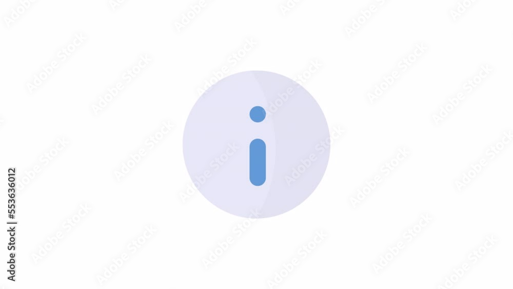 i information icon animation video 4k i information icon animation video 4k