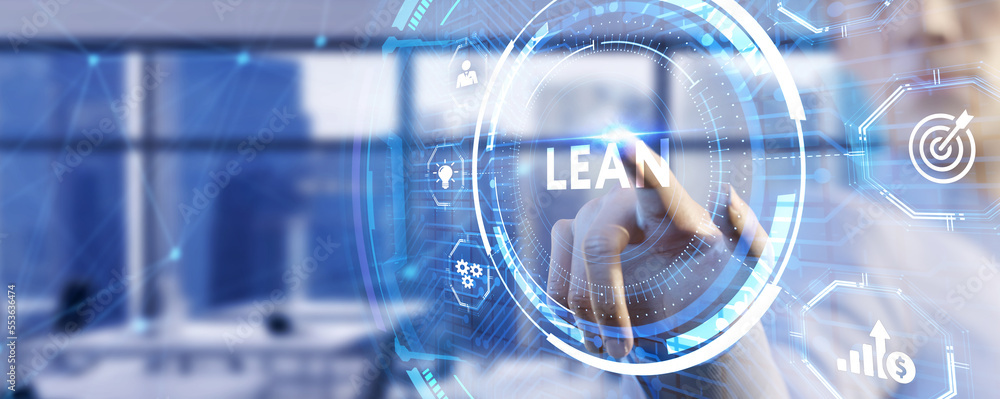 Lean, Six sigma, quality control and manufacturing process management concept on virtual screen. Lean, Six sigma, quality control and manufacturing process management concept on virtual screen.