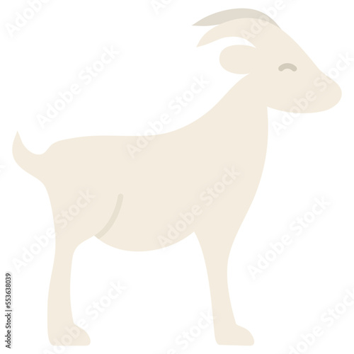goat cartoon icon