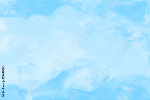 Blue Abstract Watercolor Texture For Anything Background