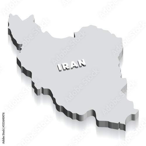 A 3d map of Iran