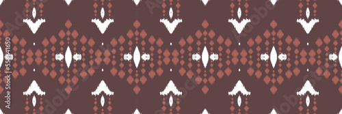 Batik Textile ikat flower seamless pattern digital vector design for Print saree Kurti Borneo Fabric border brush symbols swatches cotton