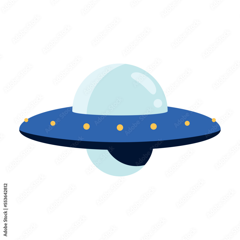 space outer ufo flying