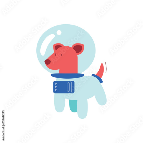 space astronaut dog