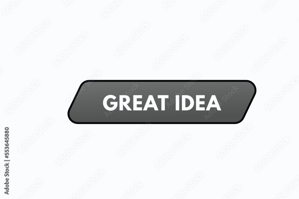 great idea button vectors. sign label speech bubble great idea
great idea button vectors. sign label speech bubble great idea