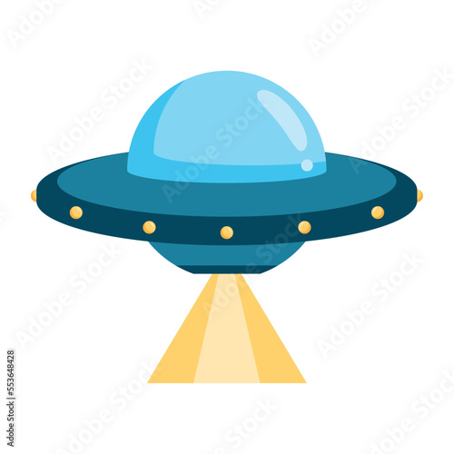 ufo flying space