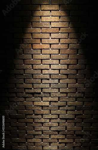 dark brick wall