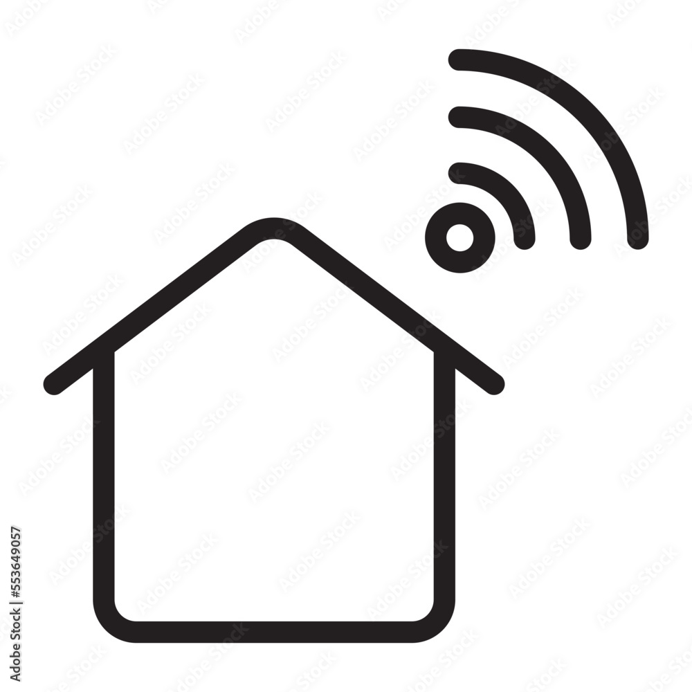 smart home line icon smart home line icon