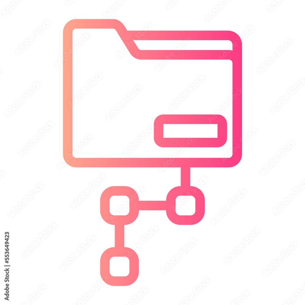 folder gradient icon folder gradient icon