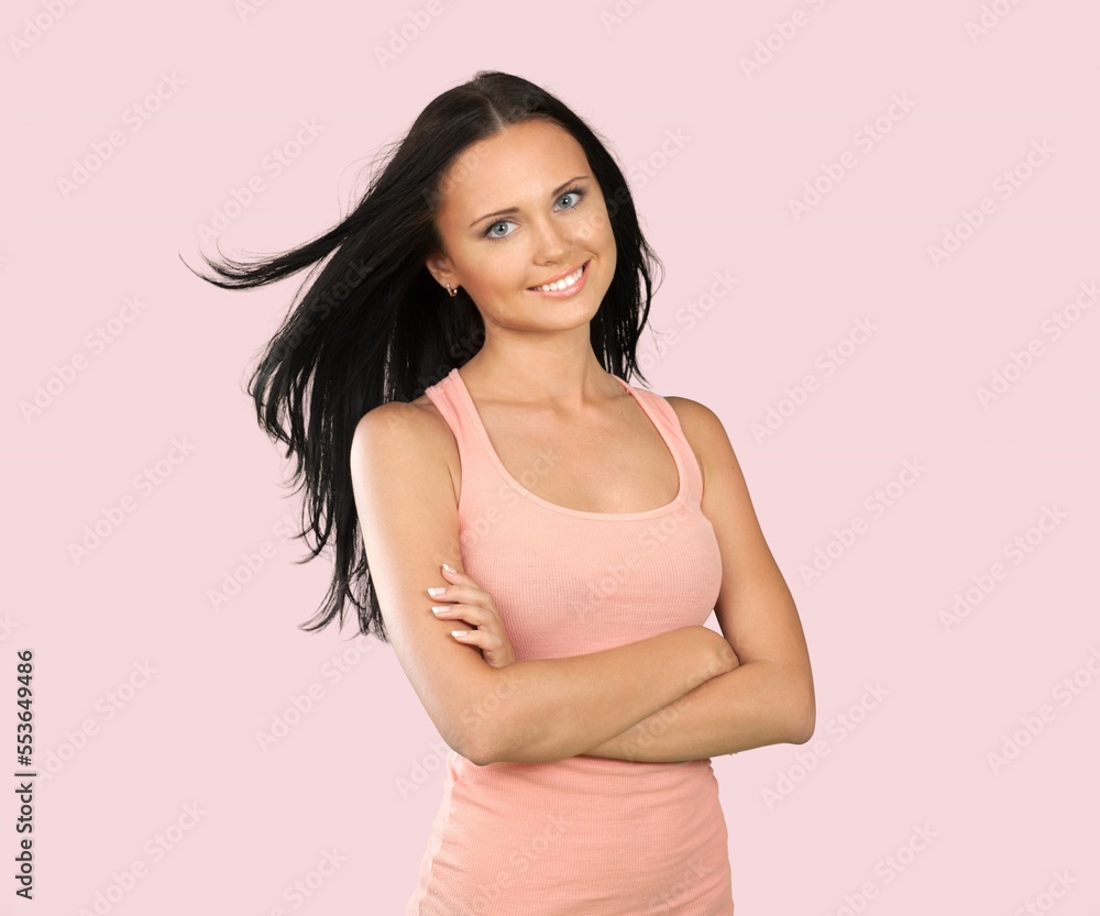 Young happy business woman posing Young happy business woman posing