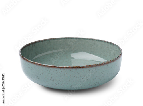 Empty stylish bowl isolated...