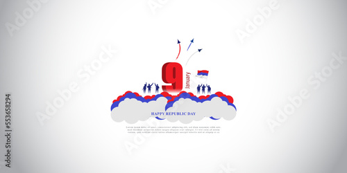 Vector illustration of Republika Srpska Republic day