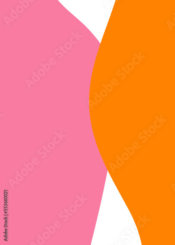 Colorful Abstract Shape Side Background 