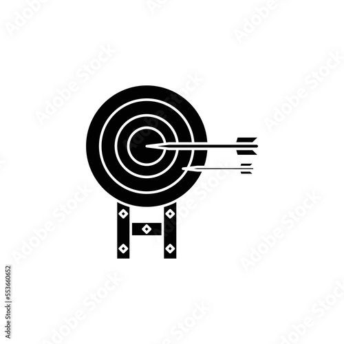 the archery target icon is suitable for your web, apk or project with a medieval theme
