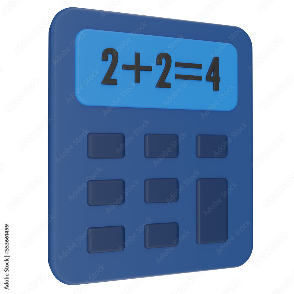calculate 3d render icon with transparent background calculate 3d render icon with transparent background