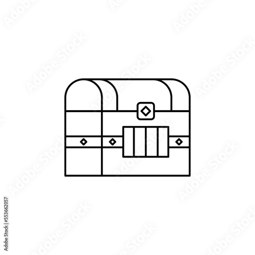 the treasure chest icon is suitable for your web, apk or project with a medieval theme