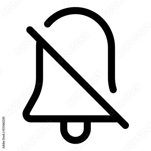 bell off icon