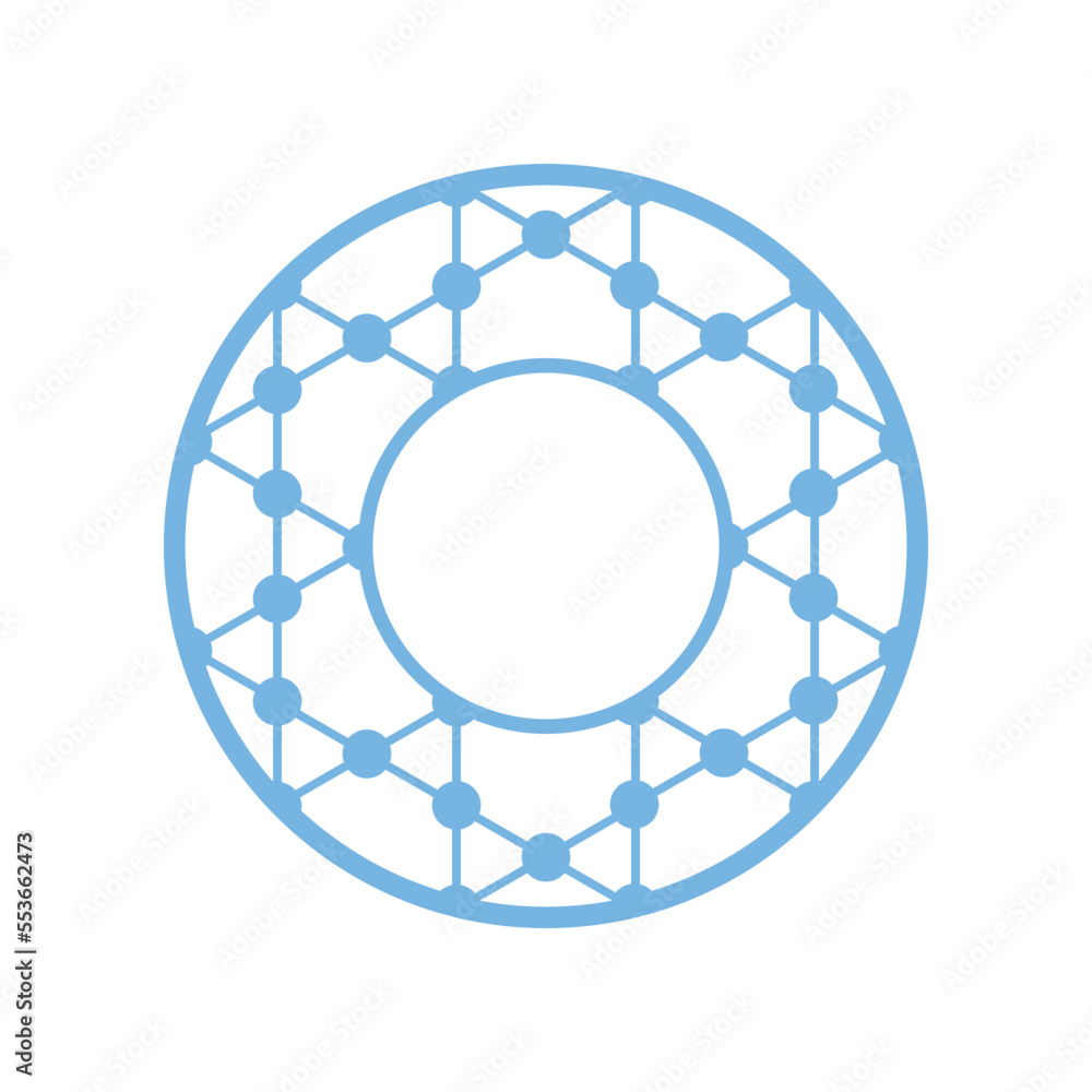Molecule Circular Illustration Molecule Circular Illustration