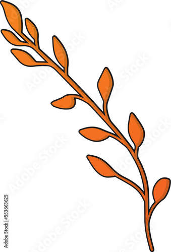 autumn leaves vector illustration