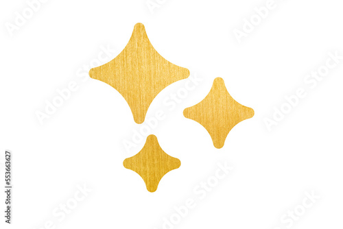 golden star shaped christmas decoration