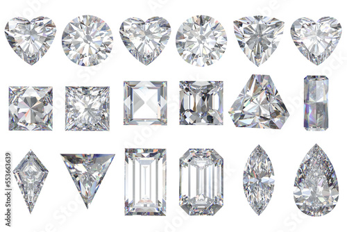Easy to use popular diamonds popular jewelry, PNG format photo