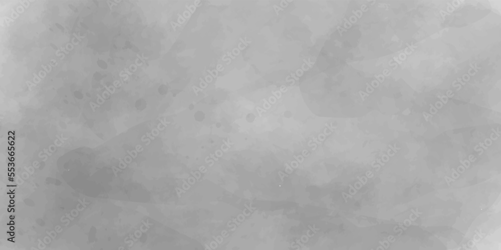 Naklejka premium White and gray grunge background with space for your text, abstract Watercolor gray grunge background painting, trendy Beautiful stylish modern texture background with smoke, vector, illustration
