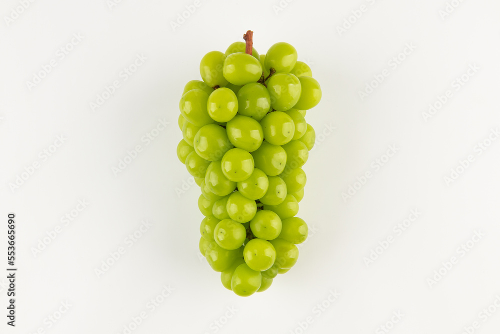 fresh green grapes