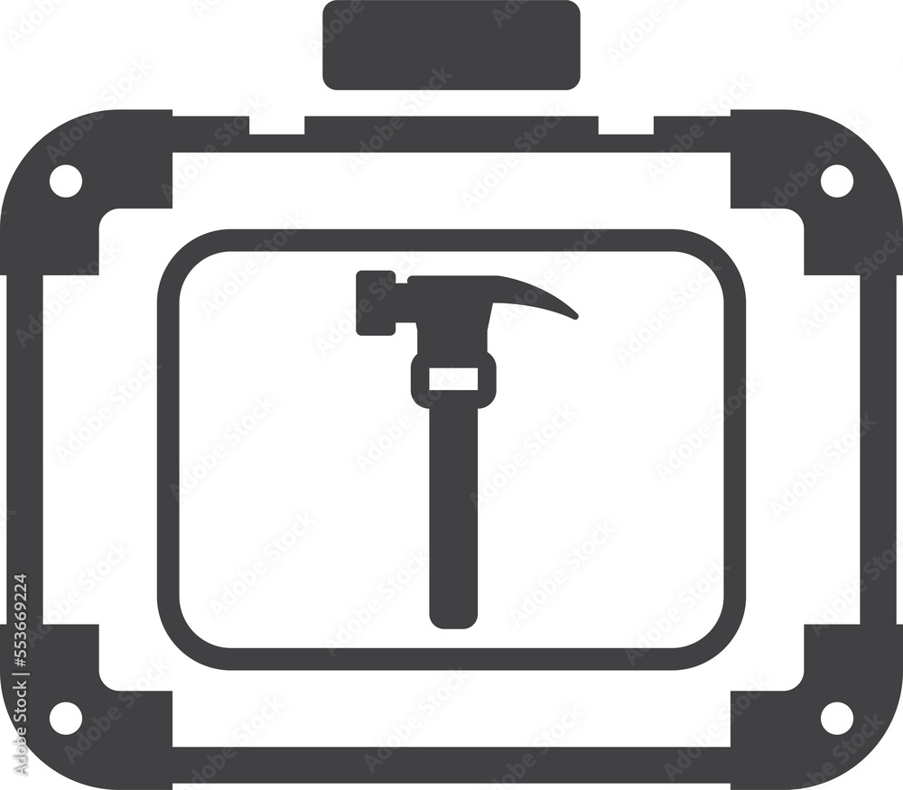 tool bag for mechanic illustration in minimal style tool bag for mechanic illustration in minimal style