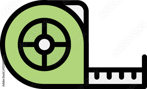 Measuring tape Vector Icon Design Illustration