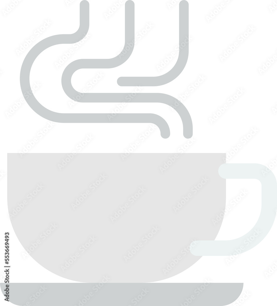 hot coffee mug illustration in minimal style hot coffee mug illustration in minimal style