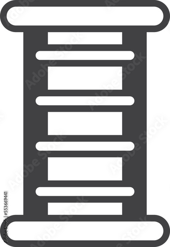 fixed ladder illustration in minimal style