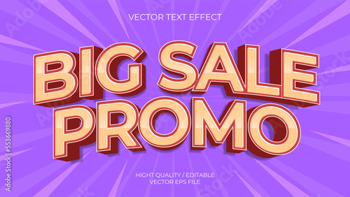 Sale Promo Illustrator Text Effects