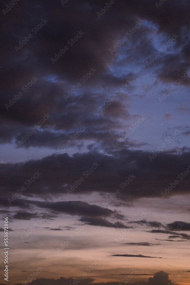 Fototapeta premium sunset in the sky